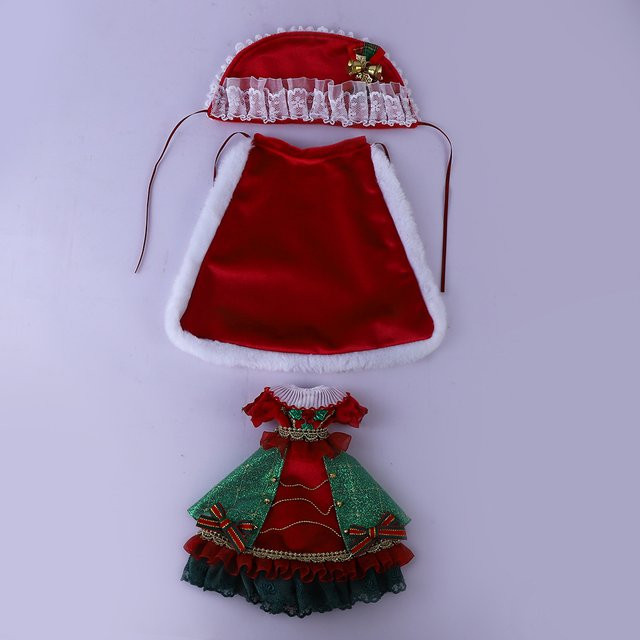 ICY DBS Blyth Puppenset Weihnachtsthema Outfit, Mädchen, 1/6 BJD - Bild 1