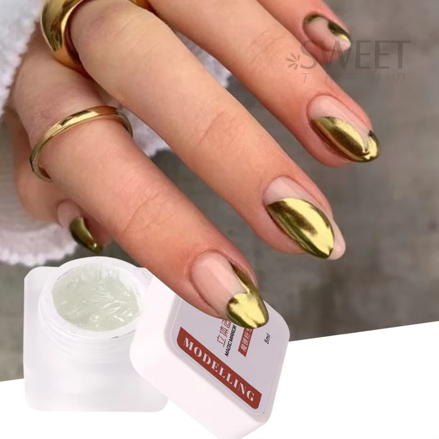 SWEET TREND Spiegelpulver, Transparent, Metallic, 5 ml - Bild 3