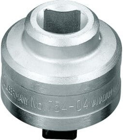 Gedore Aufsteckknarre 754-04 3/4 Zoll Rechts aus Chrom-Vanadium in Silber - Bild 1