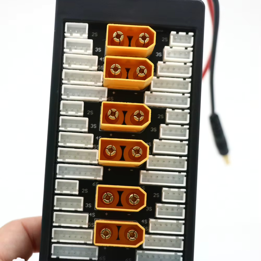 ISDT Parallel Lipo Batterie Lade Board für XT60 XT30 XT90 T-Plug EC3 EC5 2-6S in Schwarz - Bild 5