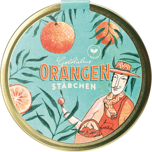 Goldhelms Orangenstäbchen Pralinen 200 g - Bild 1