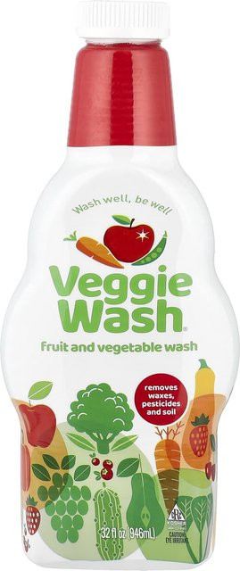 Veggie Wash Nachfüllung für Obst- und Gemüsewaschmittel Citrus Magic, 946 ml, Rot - Bild 1