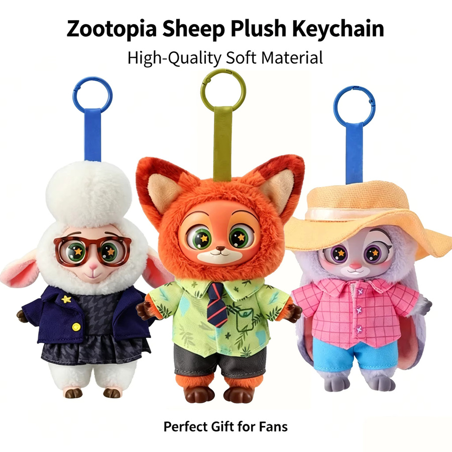 Disney Zootopia Judy Nick Vinyl-Plüsch, Cartoon-Charakter Anhänger, Einzelfigur - Bild 3