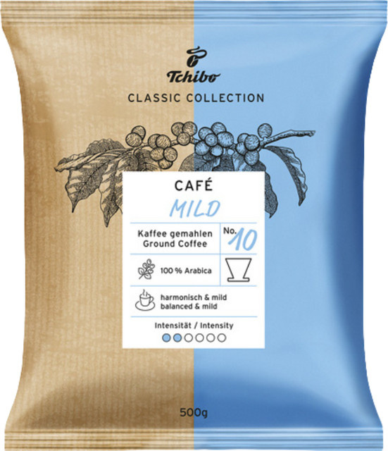 Tchibo Classic Café Mild, gemahlen, 500 g - Bild 1