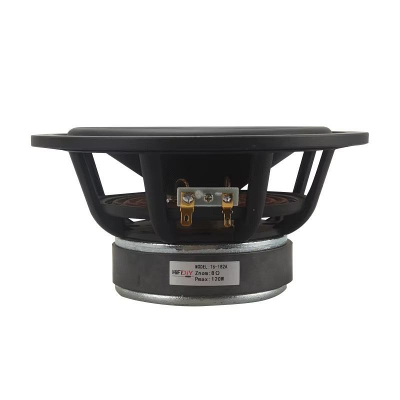 HIFIDIY LIVE HiFi-Lautsprechereinheit T6-182A mit Kohlefaser-Membran, 6,5 Zoll (182 mm) Tieftöner, 120 W, Schwarz - Bild 3