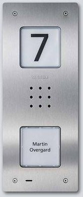Siedle Audio-Intercom Gegensprechanlage in Silber für den Einbau - Bild 1