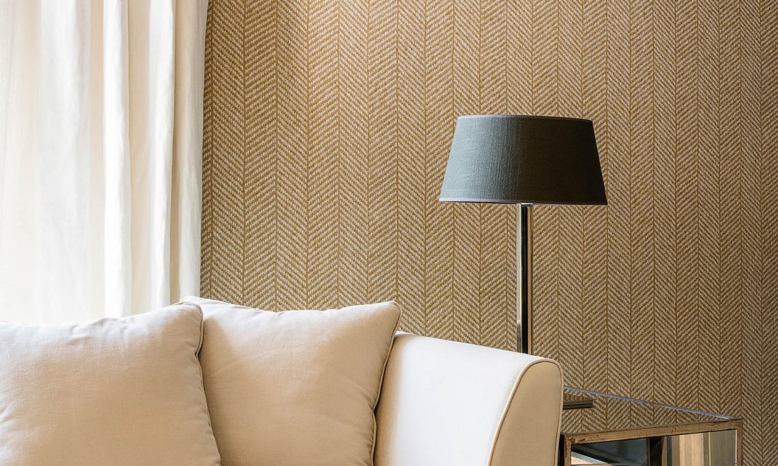 Flamant Wallpaper Costume Mistral Vlies Tapete in Beige und Braun mit abstraktem Vintage-Design - Bild 1