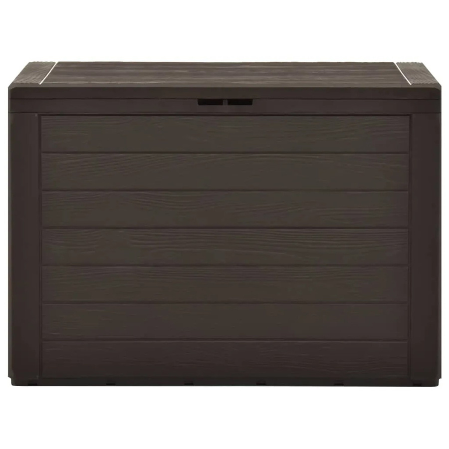 vidaXL Gartenbox aus Kunststoff in Braun, B/T/H: 78 x 44 x 55 cm - Bild 2