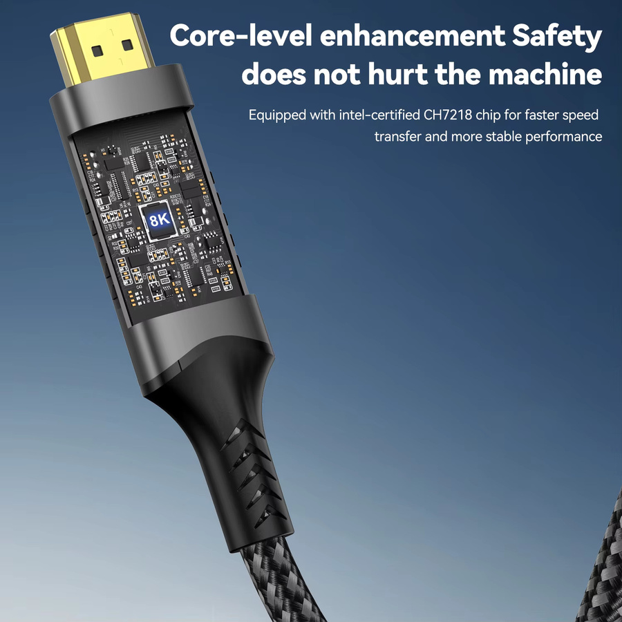 FDBOY USB C auf HDMI 2.1 Kabeladapter für 8K 60Hz und 4K, Thunderbolt 3 kompatibel mit MacBook Pro, iPad Pro und Laptop - Bild 3