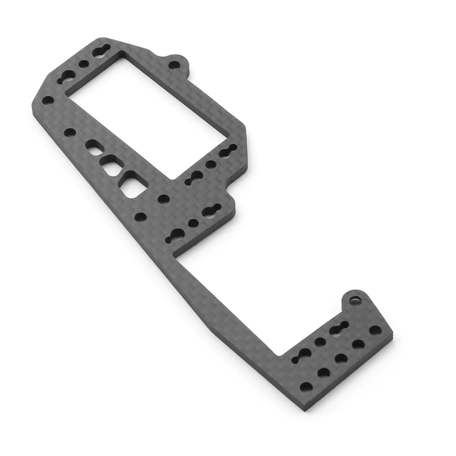 Kyosho Carbon Fiber Radio Platte Servo Mount Platte TO-266-MP10, Zubehör - Bild 2