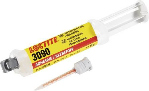 Loctite 3090 Zwei-Komponentensekundenkleber transparent 10 g + 1 g Spritze - Bild 1