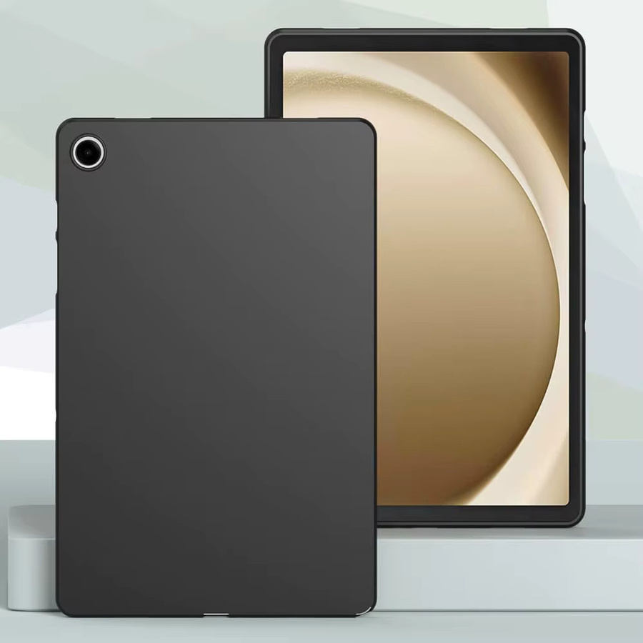 Silikonhülle für Samsung Galaxy Tab A11 Plus und A9 Plus SM-X230 X236, weiche TPU-Rückseite, rutschfest und kratzfest, Schwarz - Bild 3