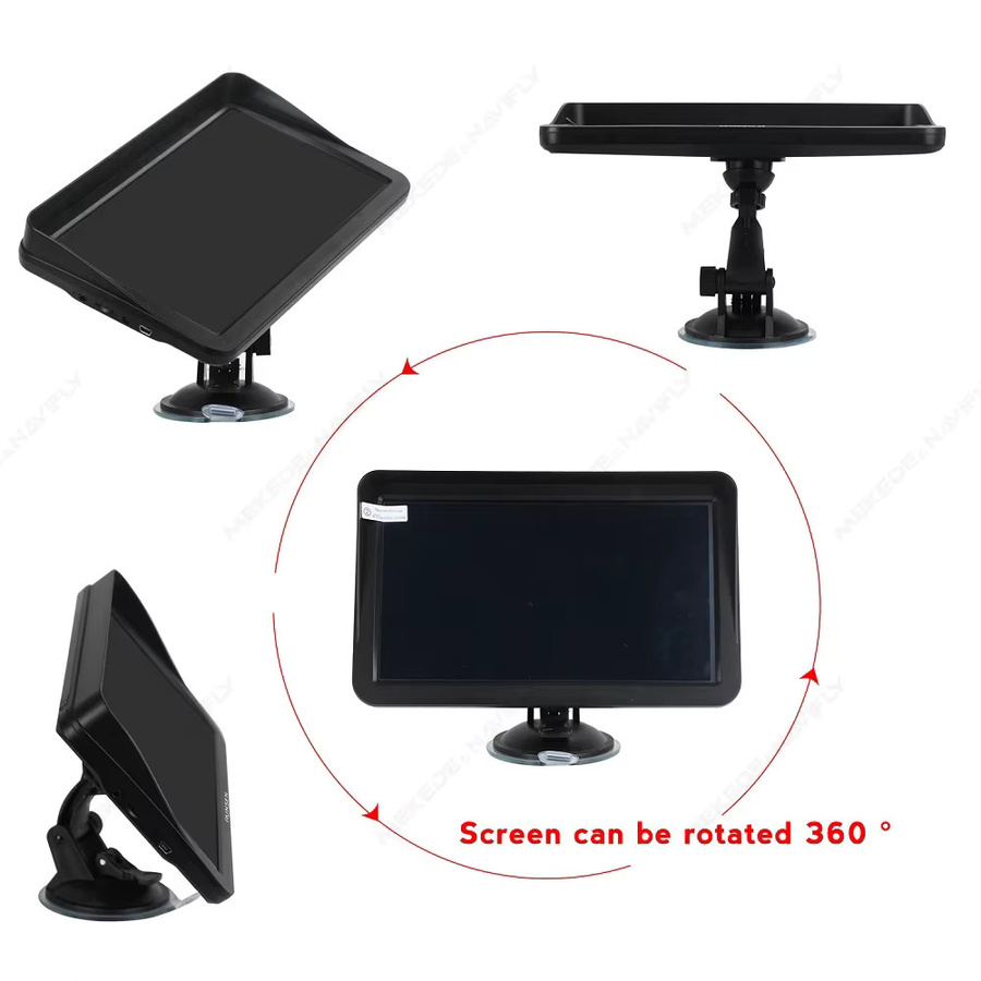 NAVIFANS Auto GPS Navigationsgerät mit 9 Zoll HD Touchscreen, Europäische Karten, Video Player, FM Sender und Hi-Fi Lautsprecher, Schwarz - Bild 6