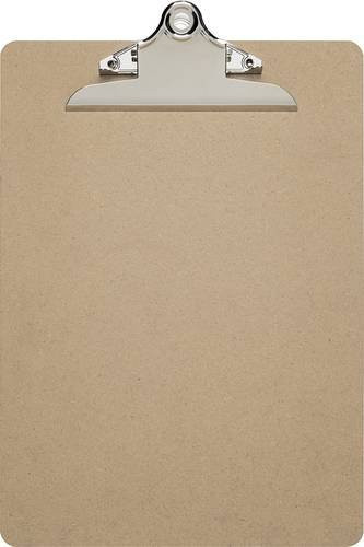Maul Klemmbrett MAULclassic DIN A4 aus Hartfaserholz in Braun B: 22,0 cm, H: 35,0 cm, T: 4,3 cm - Bild 1