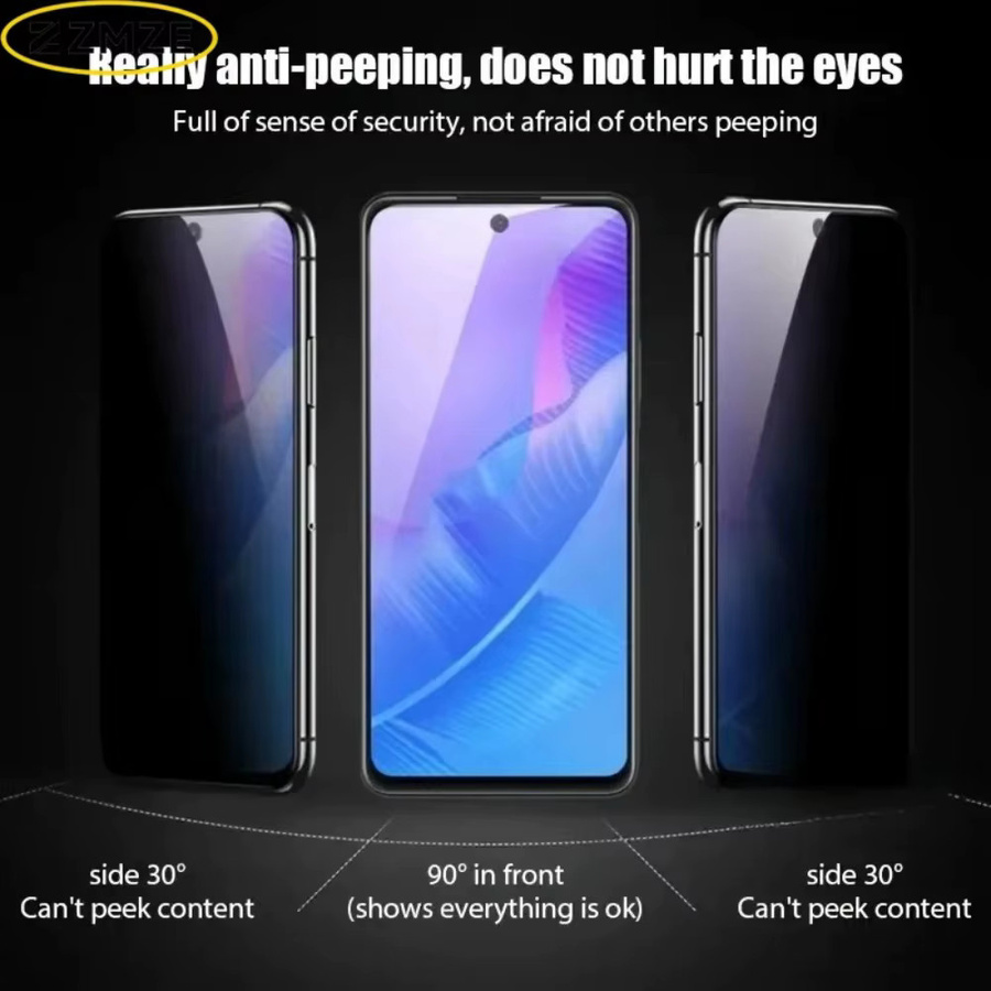 4 Stück Anti-Spionage Panzerglas Sichtschutzfolie für Xiaomi Redmi Note 12 Pro 15 14 13 Pro transparent - Bild 2