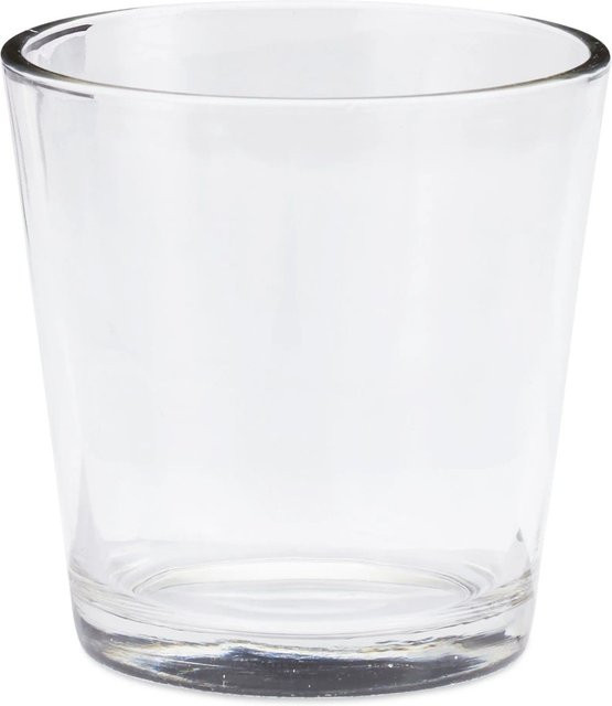 Relaxdays Teelichtgläser 12er Set aus Glas in Transparent mit konischer Form, Höhe: 7,5 cm - Bild 1