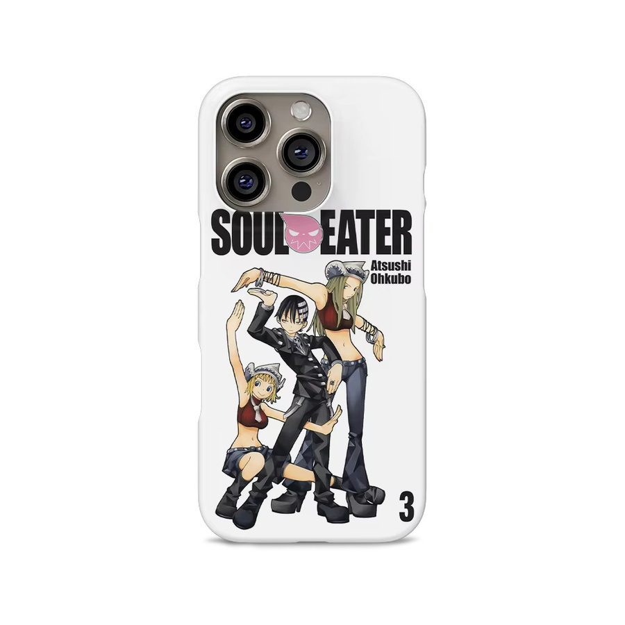 Bandai Soul Eater Handyhülle mit Comic-Design für iPhone 11 bis iPhone 17 Pro Max Plus und XS XR XSMAX in Doppelschicht-Ausführung - Bild 2