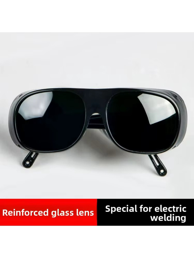 Argon-Lichtbogenschweißbrille in Schwarz zum UV-, Blend- und Staubschutz für Herren - Bild 3