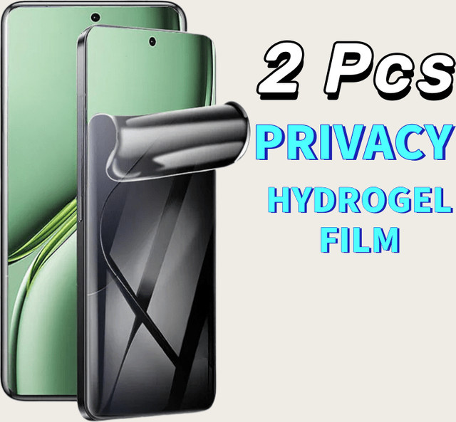 2er-Pack Anti-Spy Hydrogel Displayschutzfolie für OnePlus 13T 12 12R 13R 11R 10 9 Pro Nord CE 4 3Lite, transparent - Bild 1