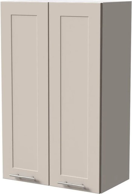 Feldmann-Wohnen Hängeschrank Oslo W4/60 in Weiß und Kaschmir Matt, B/T/H: 60 x 32,5 x 96 cm - Bild 1