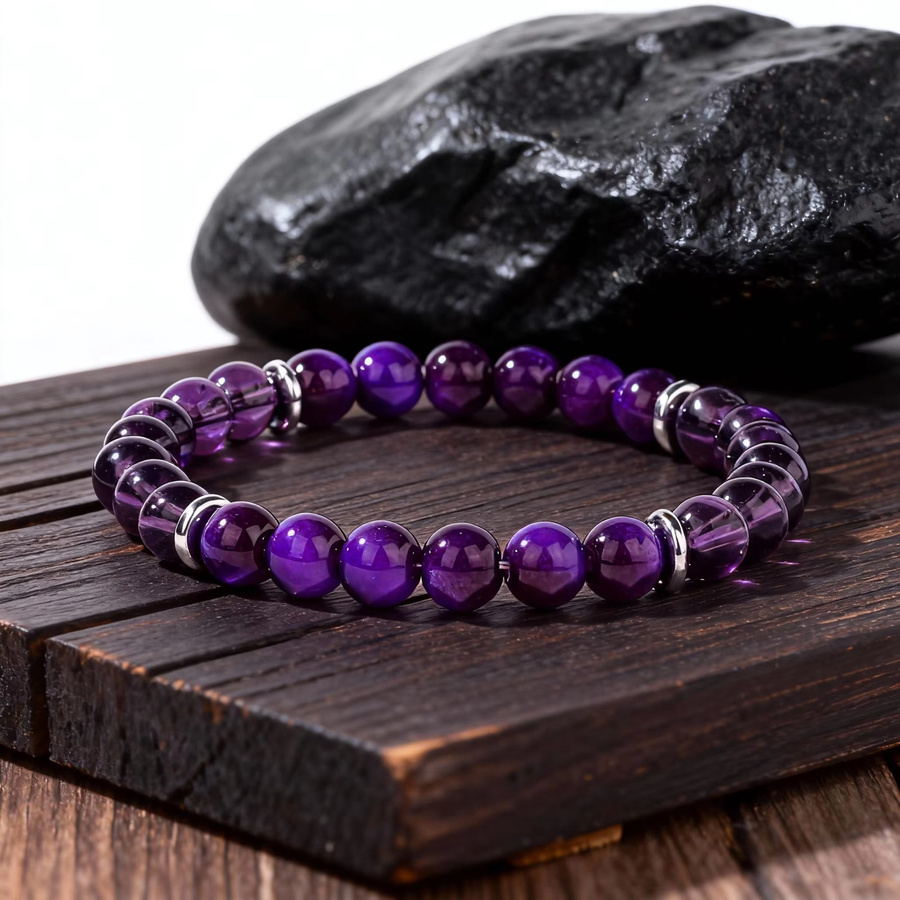 Epiphany Armband, Naturstein, Lila, Damen - Bild 3