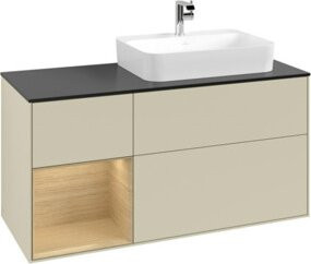 V&B Waschtischunterschrank Finion in Silbergrau lackiert, Breite: 120 cm, Tiefe: 50,1 cm, Höhe: 50,1 cm - Bild 1
