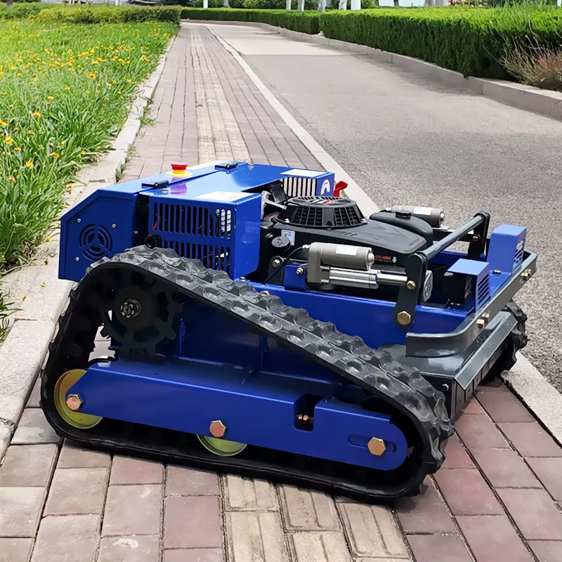 AIWEIYA Intelligenter Roboter-Rasenmäher Blau mit Akku für alle Geländearten - Bild 3
