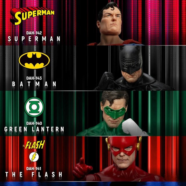 Beast Kingdom DC Green Lantern, Batman, Superman, The Flash, Actionfiguren, 8 Zoll - Bild 1