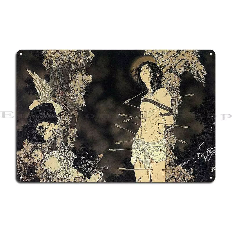 Takato Yamamoto Metallschild Child Club Bar Kino Club Mehrfarbiges Zinn Poster im Querformat - Bild 2