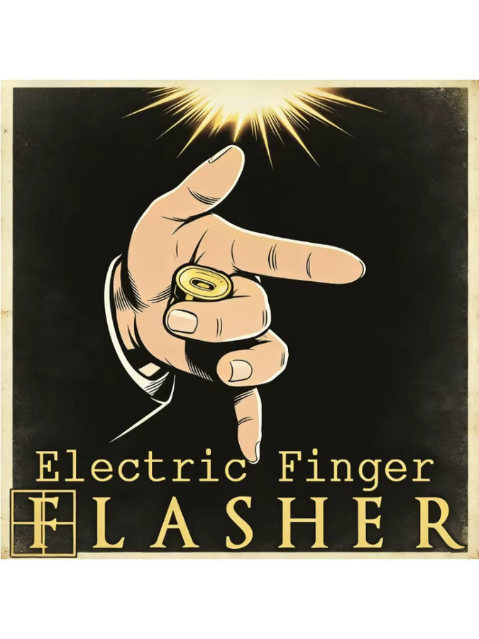 Magic.Factory Elektrischer Finger-Blitzgeber, Zaubertricks, Wiederaufladbares Elektrisches Funken-Gerät - Bild 3