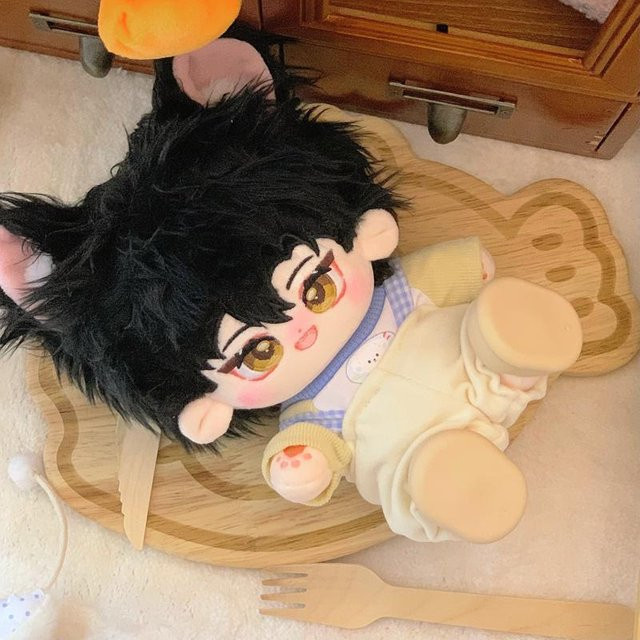 Link Click Plüsch Baumwollpuppe, Charles/Lucas, 20cm, ab 14 Jahre - Bild 1