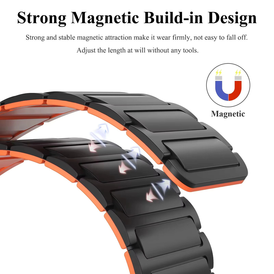 KILPILLS Uhrenarmband Silikon, magnetisch, Unisex - Bild 2