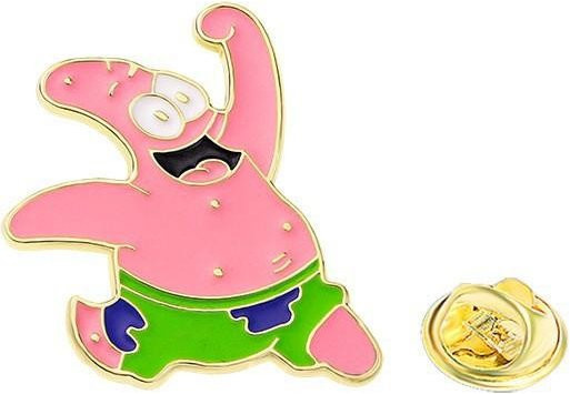 Brosche SpongeBob Schwammkopf und Patrick Star, Unisex - Bild 1