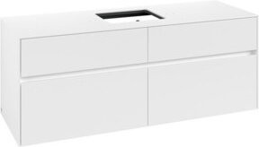 V&B Waschtischunterschrank Collaro in White Matt mit mittiger Waschtischplatzierung, B/T/H: 140 x 54,8 x 50 cm - Bild 1
