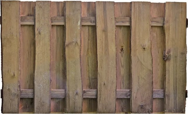 T&J Sichtschutzzaun-Element Seeland aus Kiefer und Fichte, Braun, kesseldruckimprägniert, B/H: 90 x 180 cm - Bild 1