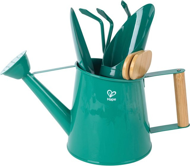 Hape Gartenwerkzeug-Set Braun-Grün - Bild 1