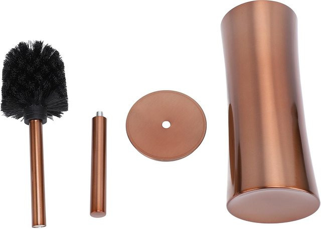 Toilettenbürstenset aus Edelstahl mit Halter in modernem Design für Zuhause und Hotel - Bild 1