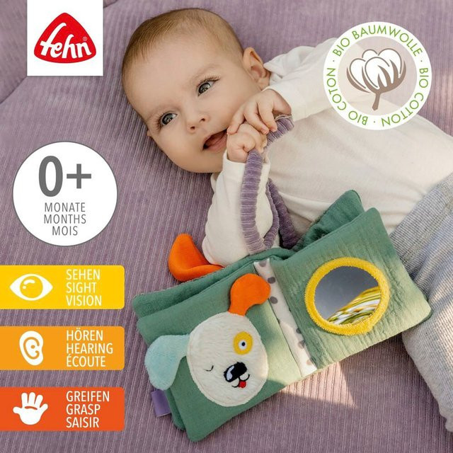 Fehn fehnNATUR Stoffbuch Hund, Plüsch / Textil, ab 0 Jahre - Bild 1