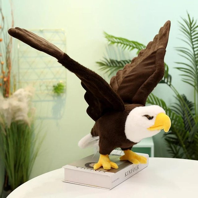 Yiran Health & Beauty Weißkopfseeadler Plüschtier, 90cm - Bild 1