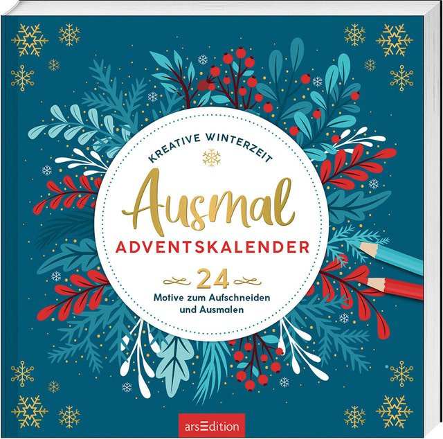 Ars Edition GmbH Ausmal-Adventskalender Kreative Winterzeit - Bild 1