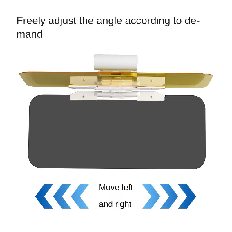 Chelumei Auto Innen Anti-Glare Sonnenblende Extender mit HD-Nachtsicht und UV-Schutz - Bild 4
