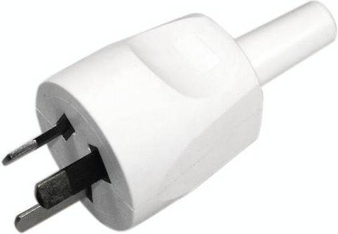 Bachmann 910.282 Schutzkontaktstecker aus Kunststoff in Weiß IP20 250V - Bild 1