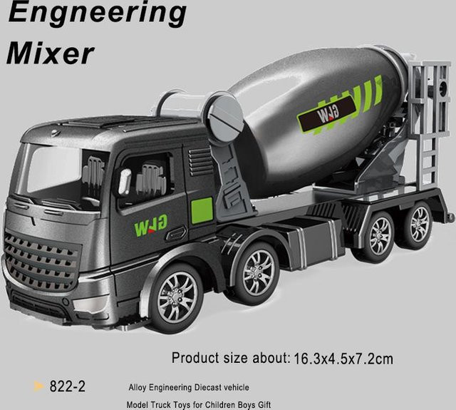 Linyi toy car Ingenieurfahrzeug Druckguss Simulation, 1:55, ab 3 Jahre - Bild 1
