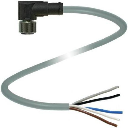 Pepperl+Fuchs 70129024 Sensor-Aktor-Steckverbinder konfektioniert, 5-polig, grau, Länge: 5 m - Bild 1