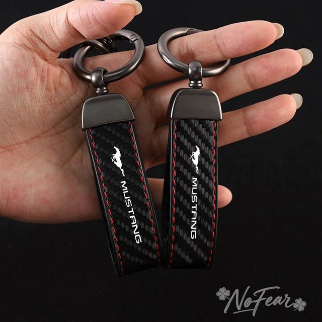 Schlüsselanhänger Kohlefaser, Ford Mustang, Unisex - Bild 1
