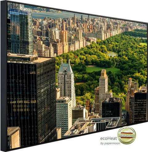 papermoon Infrarotheizung EcoHeat Central Park Manhattan mit Matt-Effekt in Bunt, App-Steuerung und Überhitzungsschutz - Bild 1