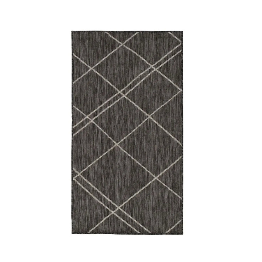Vercai Rugs Teppich Terrace Karo Kiesel Hellgrau B: 200 cm, T: 290 cm - Bild 2