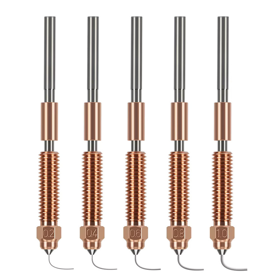 Creality Quick-Swap-Düse aus gehärtetem Stahl für K1 Max und K1C für Hochgeschwindigkeitsdruck (0,2/0,4/0,6/0,8/1,0 mm) - Bild 3