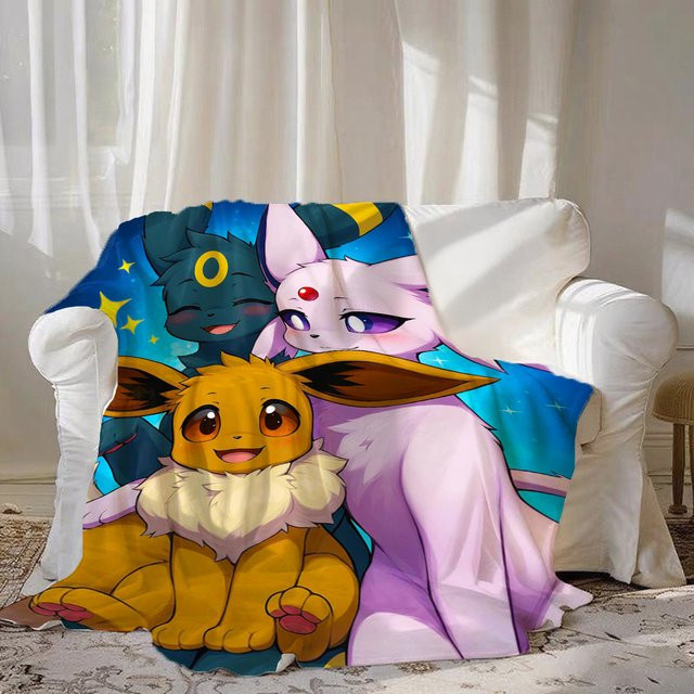 Potdemiel Überwurfdecke mit Tiermotiv in Multicolour für Bett oder Sofa - Bild 1