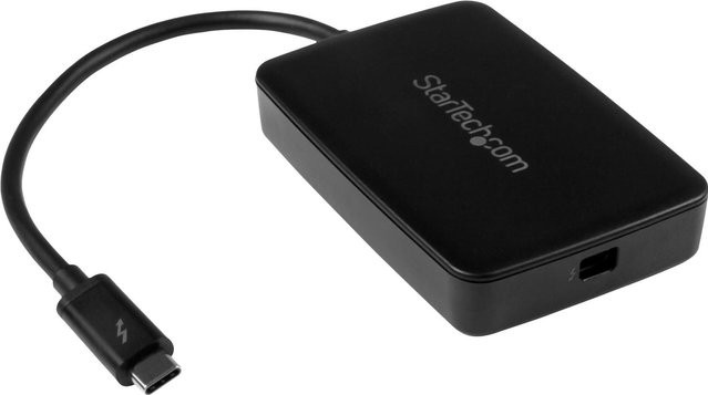 StarTech.com Thunderbolt 3 auf Thunderbolt Adapter in Schwarz, Länge: 28 cm - Bild 1